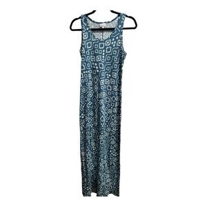 LuLaRoe Maxi Dress, Patterned, size Small, Blue colors‎